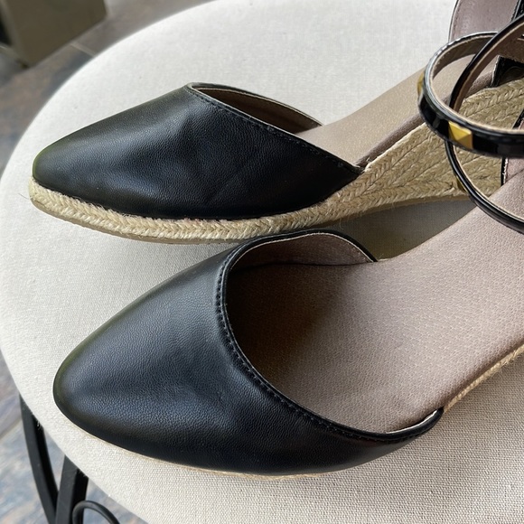 Back zip wedge espadrilles in excellent condition - Picture 8 of 11